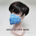 Tek kullanımlık filtreli yarım yüz toz maskesi